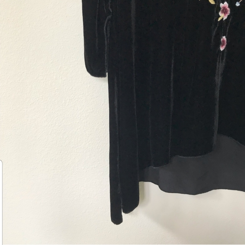 Johnny was VELVET embroidered tunic - Picture 3 of 6